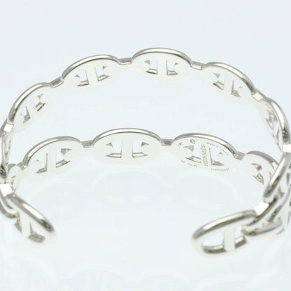 Hermes Chaine D'Ancre Silver 925 No Stone Bangle Silver