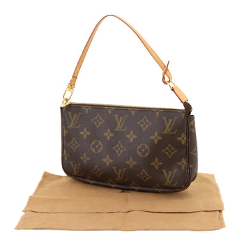 Louis Vuitton Monogram Pochette Accessoires Handbag M51980 Brown