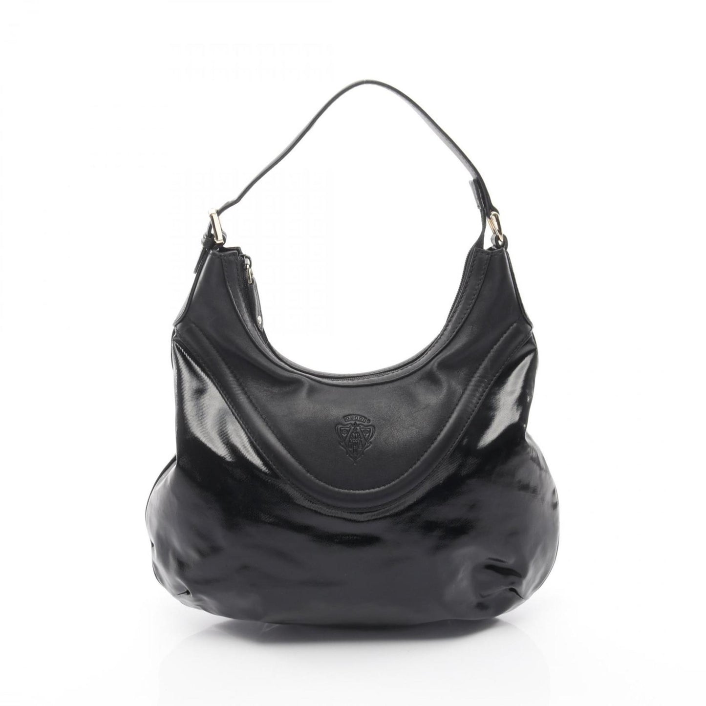 Gucci Hysteria Crest Shoulder Bag In Coated Canvas And Leather