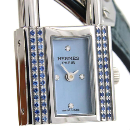 Herms Kelly 2S/4P Ke1.234.214 Zje-S Stainless Steel Quartz Wristwatch