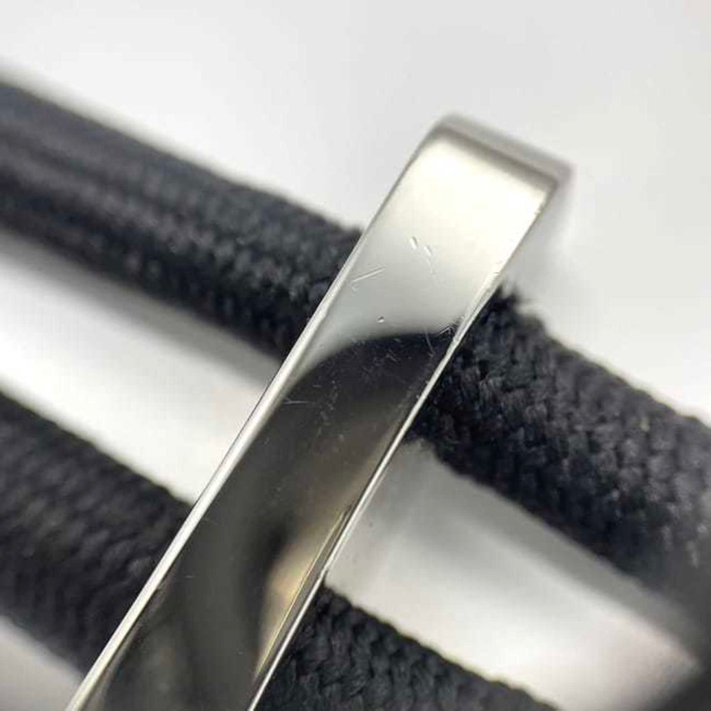 Gucci Wire Belt Ec-23105 Black 83Cm Polyester Metal Gucci Waist Buckle Double