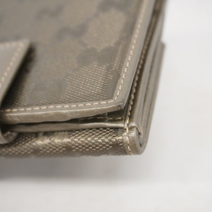 Gucci Gg Imprime Wallet 212105 Coated Canvas Khaki