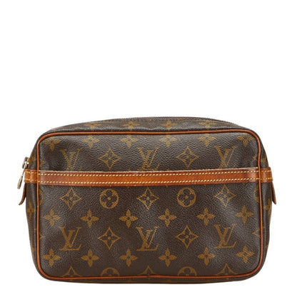 Louis Vuitton Monogram Compigne 23 Second Bag M51847 Brown Leather
