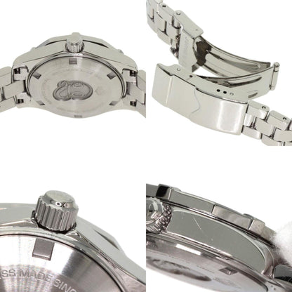 Tag Heuer Waf141B Aquaracer Bezel 10P Diamond Watch Stainless Steel Ss