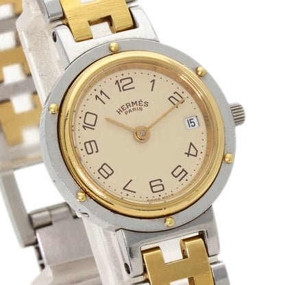 Hermes Clipper Old Belt Watch Stainless Steel Ssxgp
