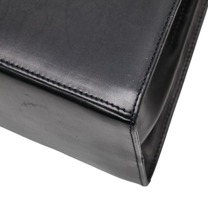 Salvatore Ferragamo Gancini Handbag/Shoulder Bag 2Way O21 2181 Black Leather