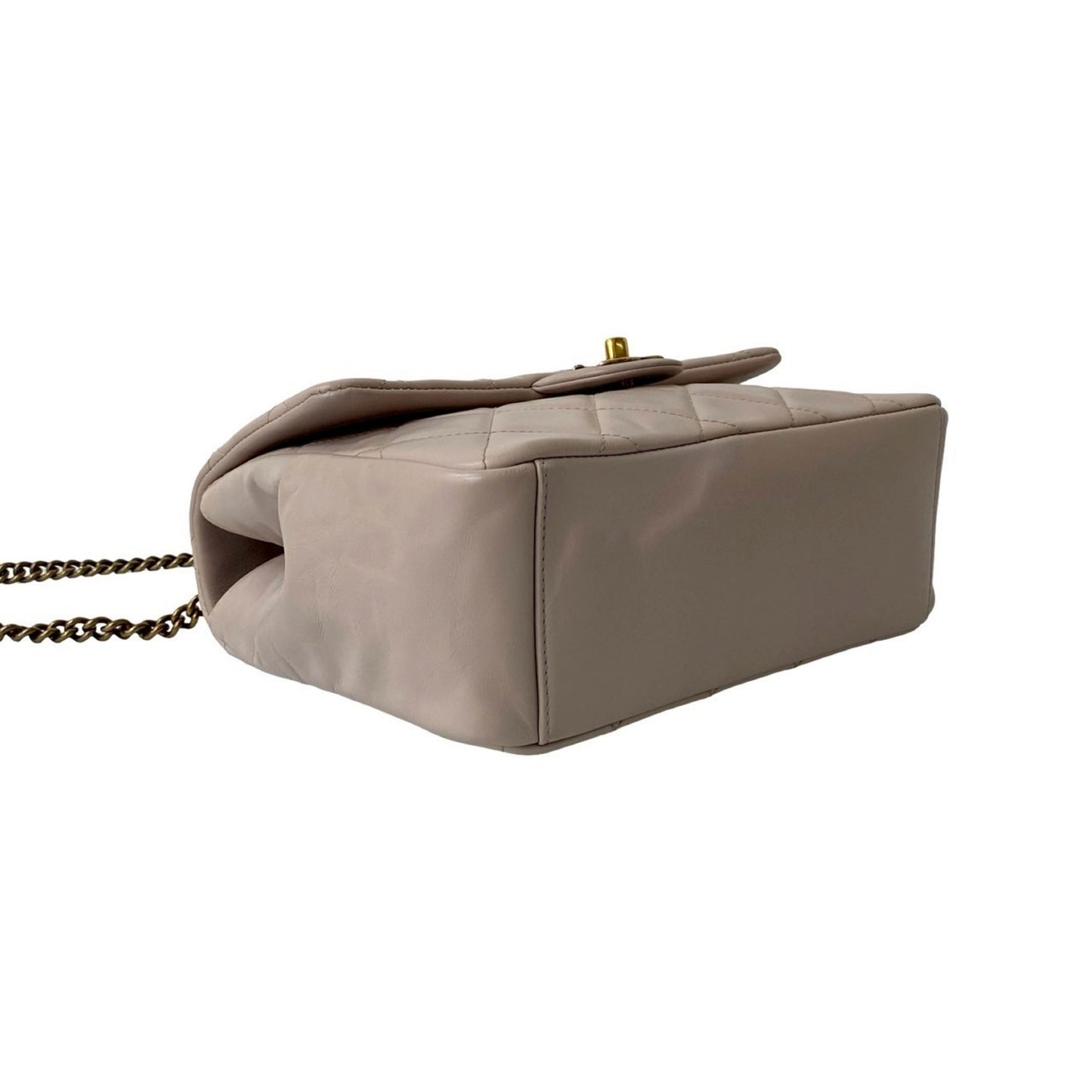 Chanel Matelasse Coco Mark Lambskin Pink Shoulder Bag 07195