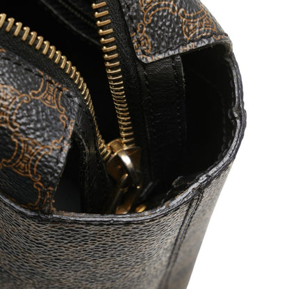 Celine Macadam Handbag In Black
