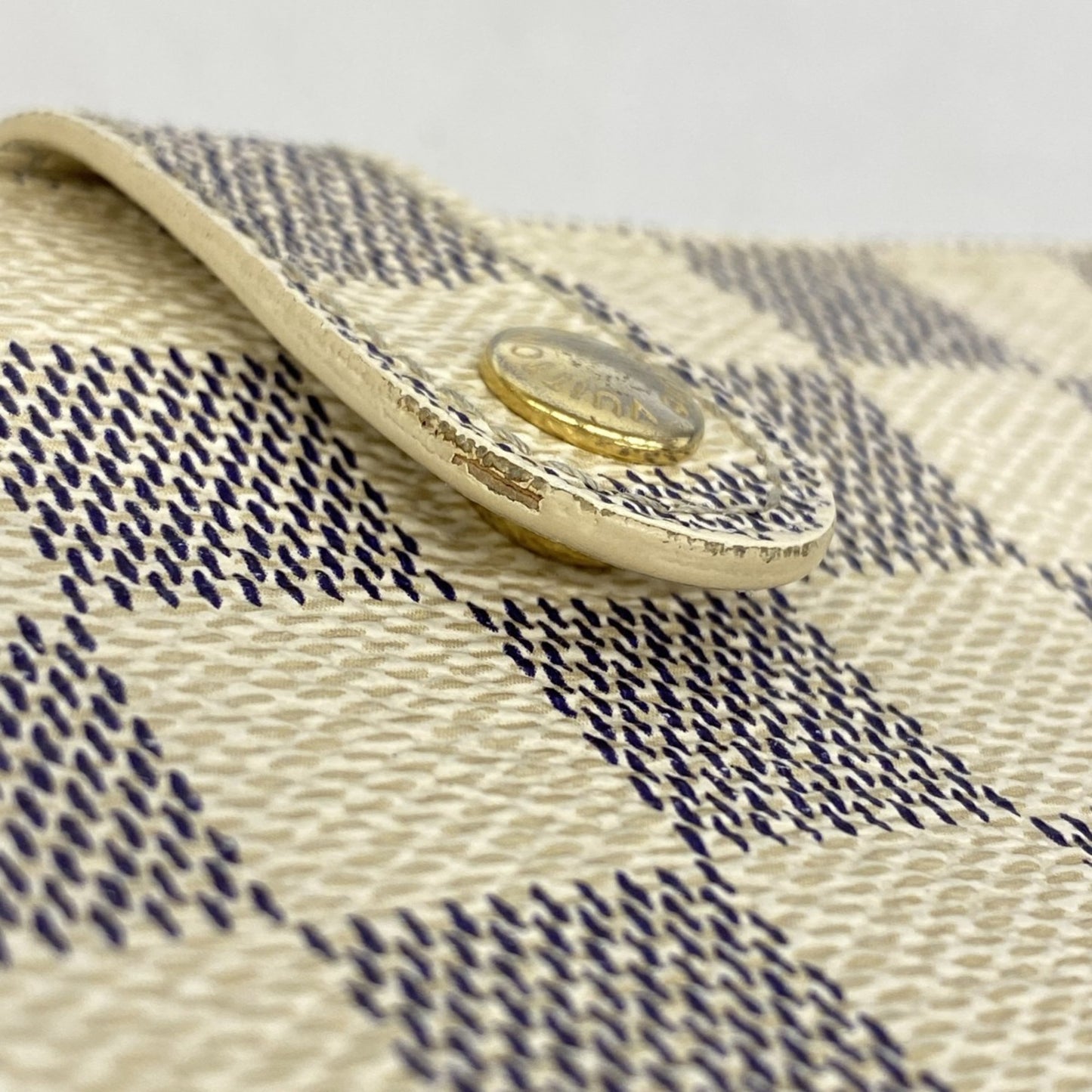 Louis Vuitton Damier Azur Portefeuille Viennois Wallet N61676 White