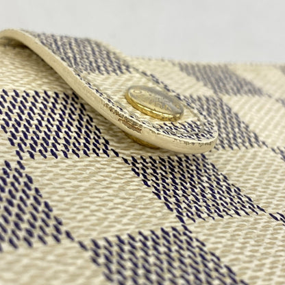 Louis Vuitton Damier Azur Portefeuille Viennois Wallet N61676 White