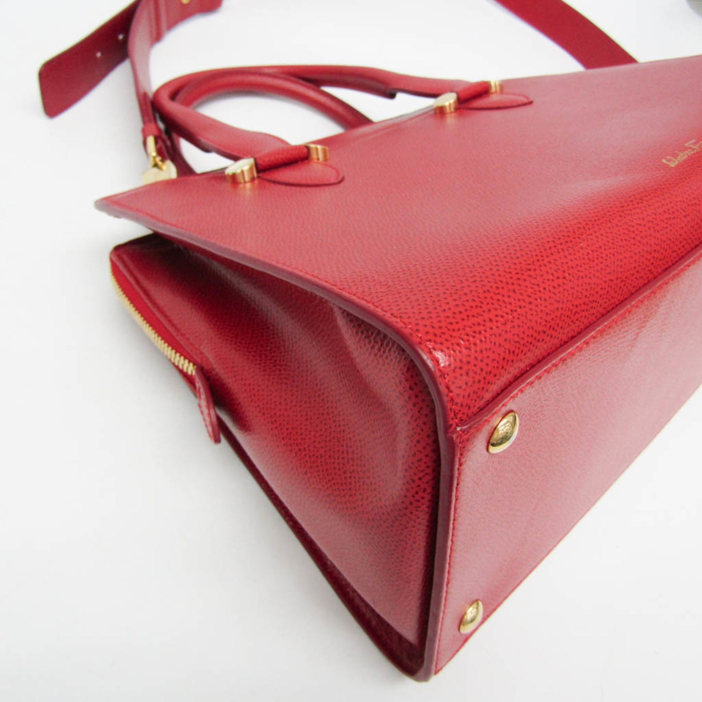 Salvatore Ferragamo Today Gg 21G925 Women'S Leather Handbag