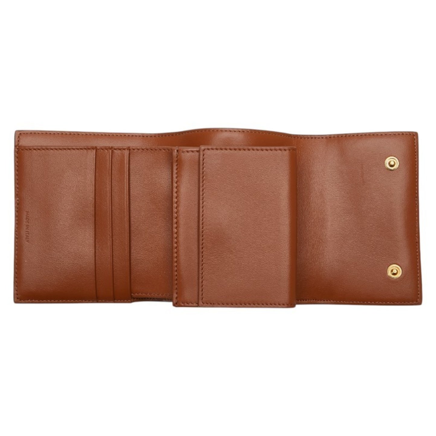 Celine Triomphe Tri-Fold Wallet In Black