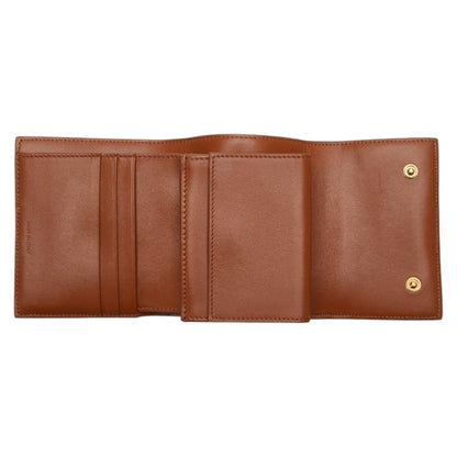 Celine Triomphe Tri-Fold Wallet In Black