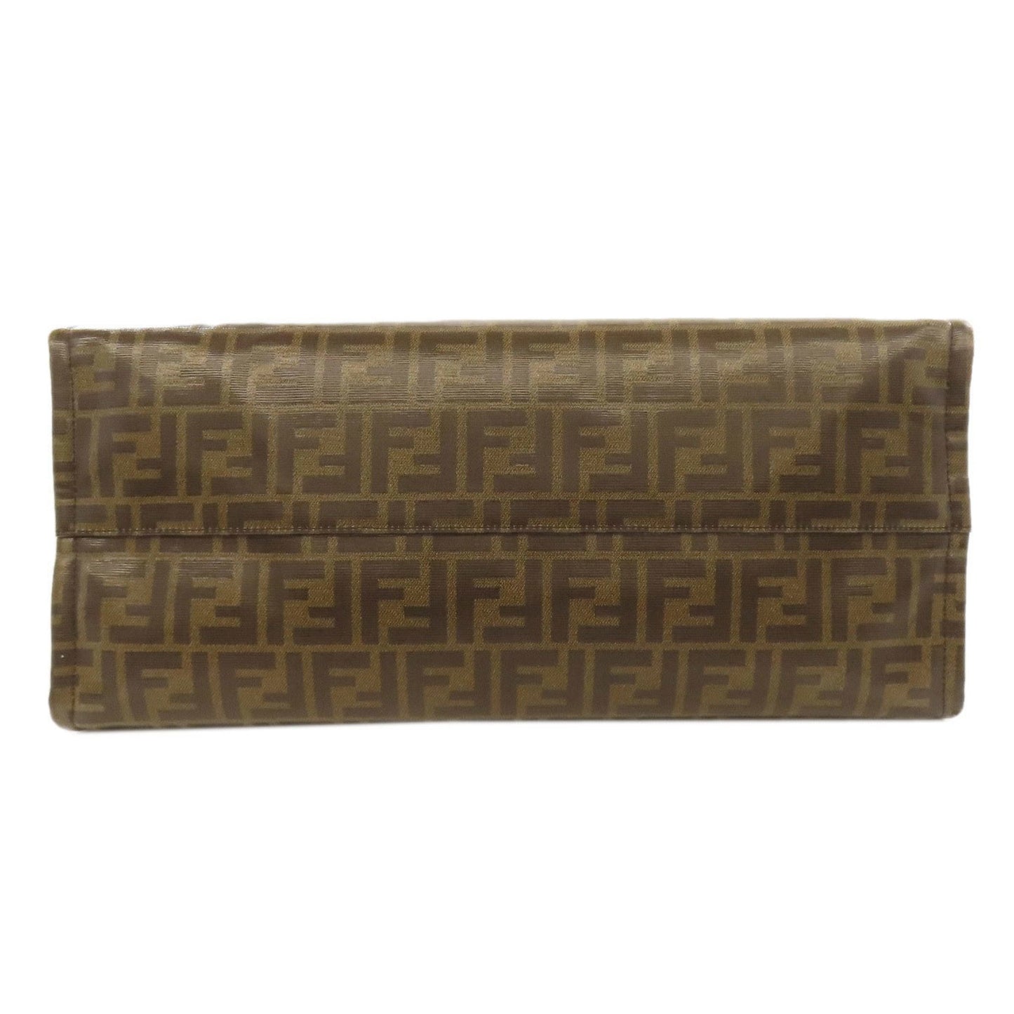 Fendi X Fila Collaboration Zucca Print Tote Bag In Coated Canvas