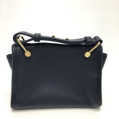 Barry Logo Bag 2Way Shoulder Bag Navy