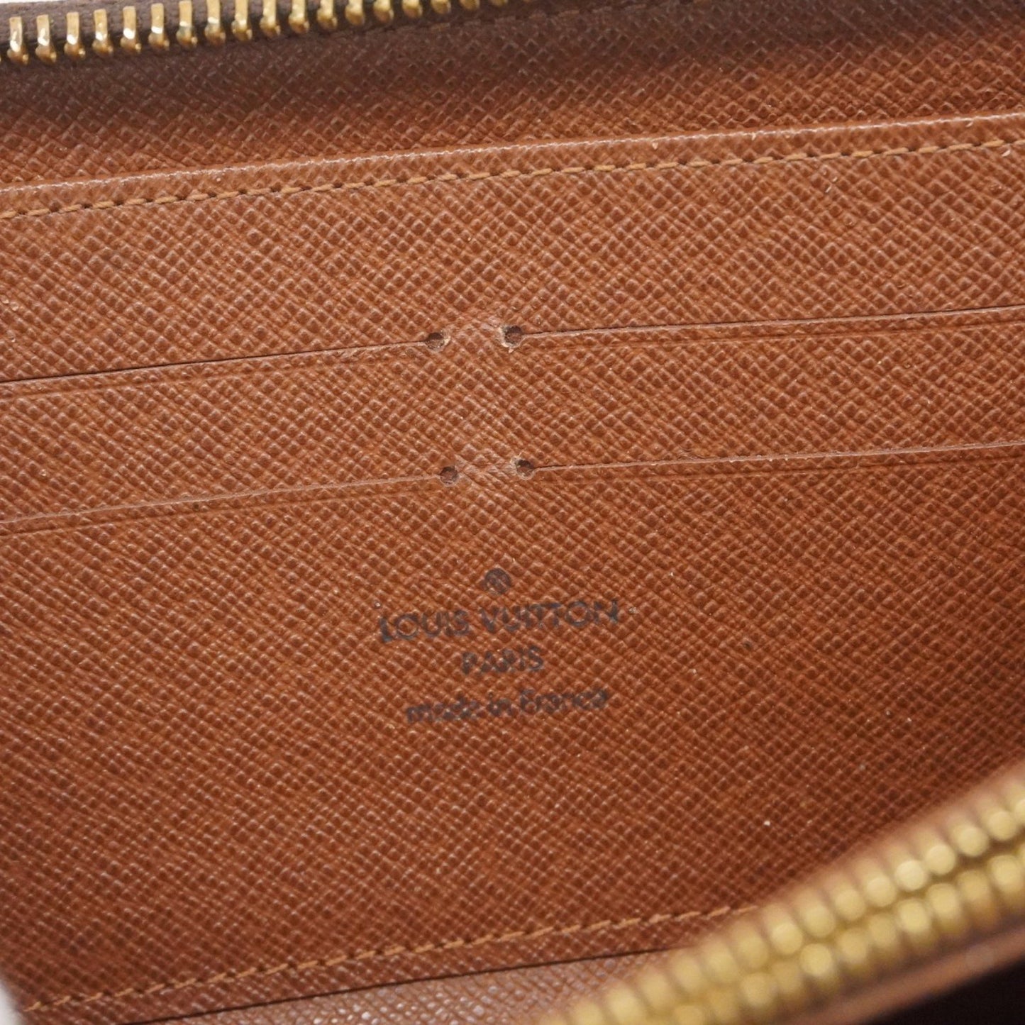 Louis Vuitton Monogram Zippy Wallet M60017 Brown