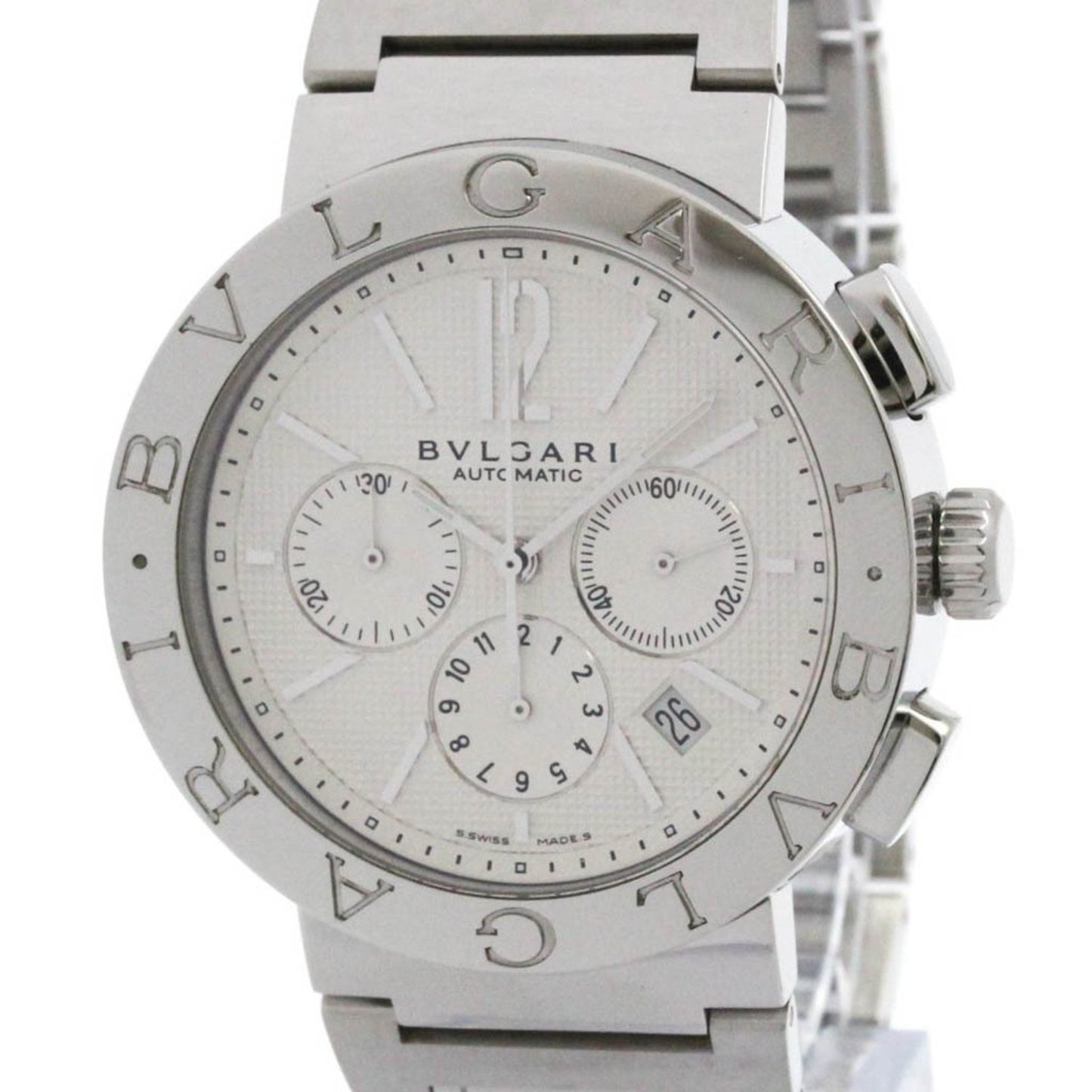 Bvlgari Bvlgari-Bvlgari Chronograph Automatic Watch Bb42Ssch Polished