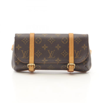 Louis Vuitton Marel Pochette Waist Bag/Body Bag In Coated Canvas And Leather With Monogram Design