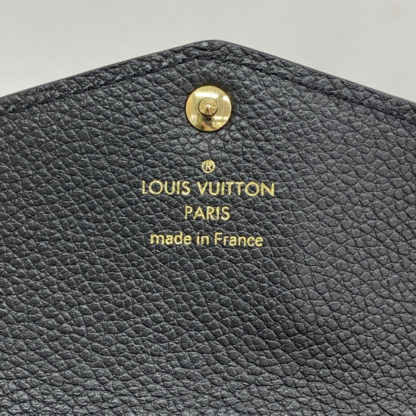 Louis Vuitton Monogram Empreinte Pochette Cle Wallet/Coin Case M60633 Noir