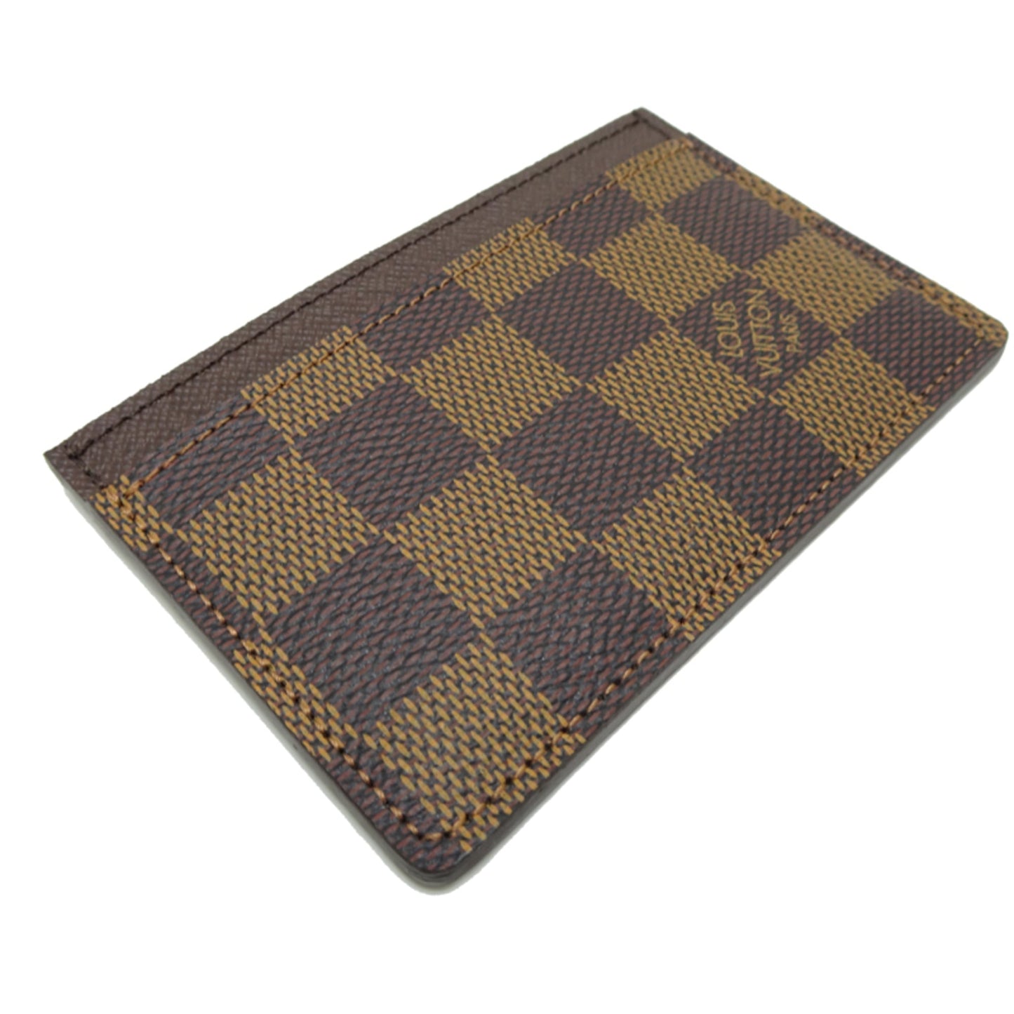 Canvas Louis Vuitton Card Case Damier
