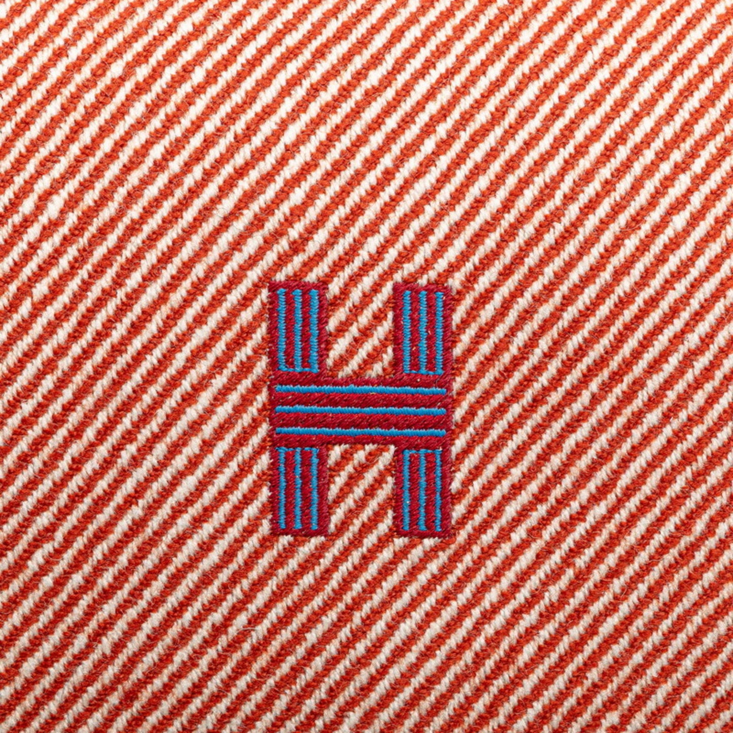 Hermes Brid A Black Gm Handbag In Orange