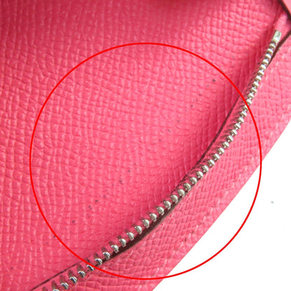 Hermes 073760Ck8W Epsom Rose Azalee Surf Motif Pencil Case