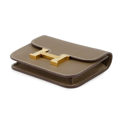 Hermes Herms Constance Etoupe Epsom Wallet