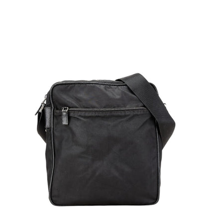 Prada Tessuto Shoulder Bag With Triangle Logo Plate