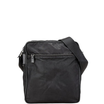 Prada Tessuto Shoulder Bag With Triangle Logo Plate