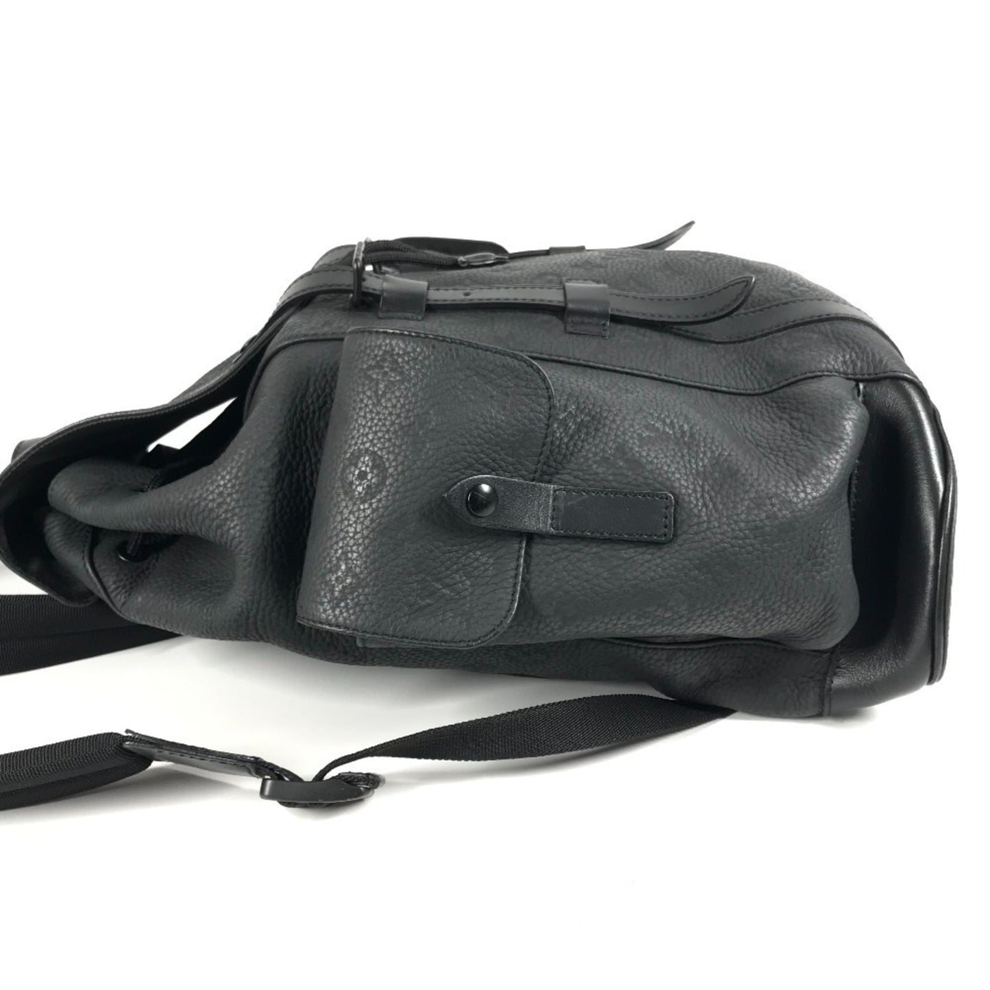 Louis Vuitton M55699 Taurillon Monogram Christopher Mm Backpack In Leather