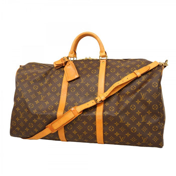 Louis Vuitton Monogram Keepall Bandouliere 60 Boston Bag M41412 Brown