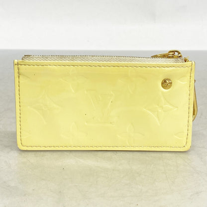 Louis Vuitton Vernis Pochette Cle Wallet/Coin Case M91348 Perle