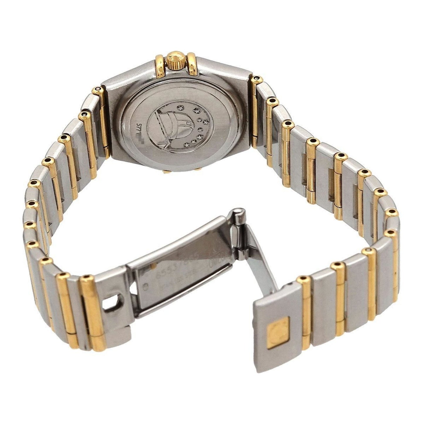 Omega Constellation Mini Two-Tone 1262 15 Women'S Watch With 12 Diamonds