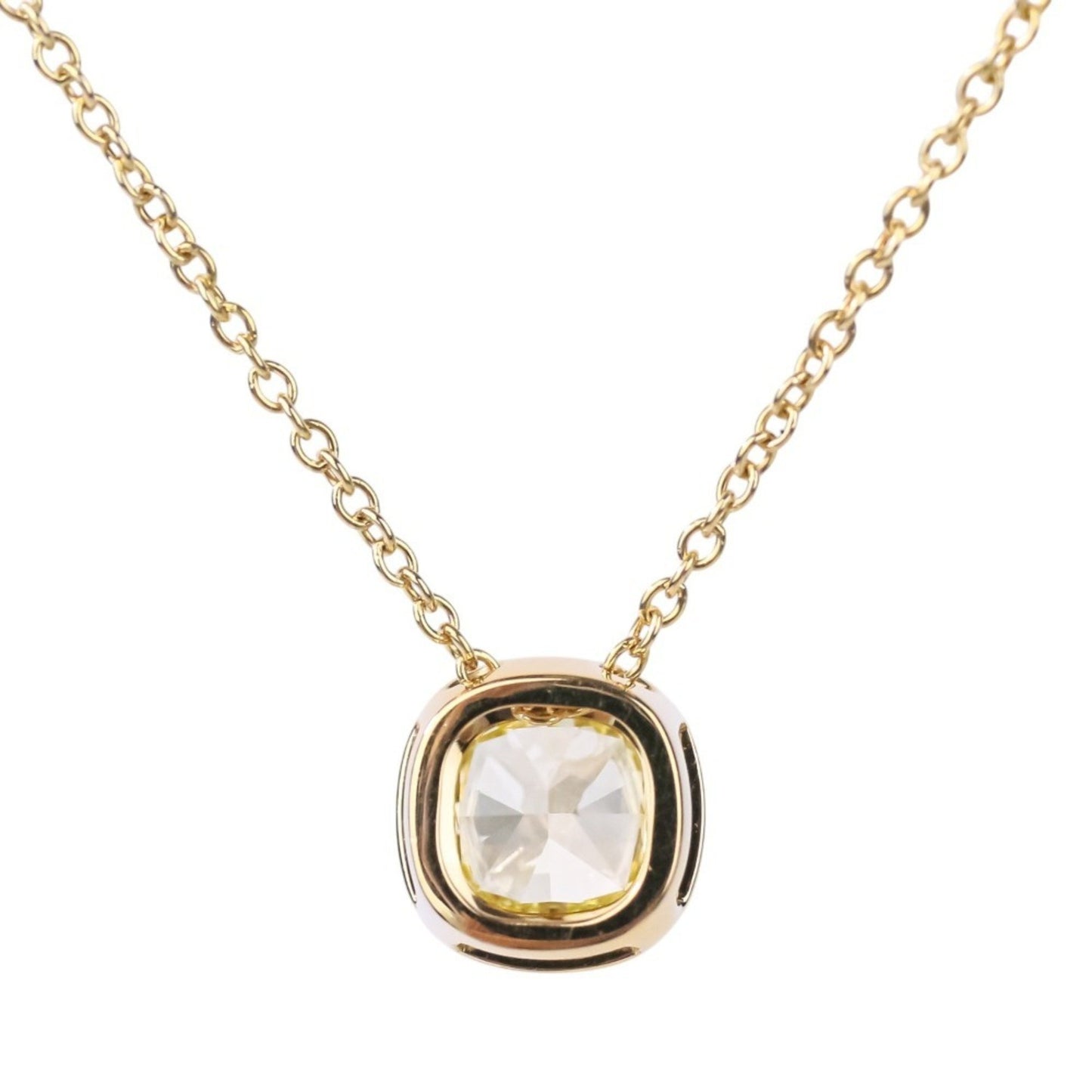 Tiffany & Co. Bizet Yellow Diamond 0.6Ct 750 Necklace In Gold