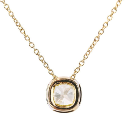 Tiffany & Co. Bizet Yellow Diamond 0.6Ct 750 Necklace In Gold