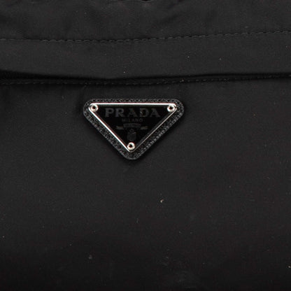 Prada Triangle Logo Plate Body Bag/Waist Bag Belt: 100 40 2Cm212 Black Nylon Leather