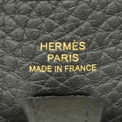 Leather Hermes Shoulder Bag Taurillon Clemence