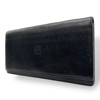 Loewe Bifold Long Wallet With Anagram Embossed Logo