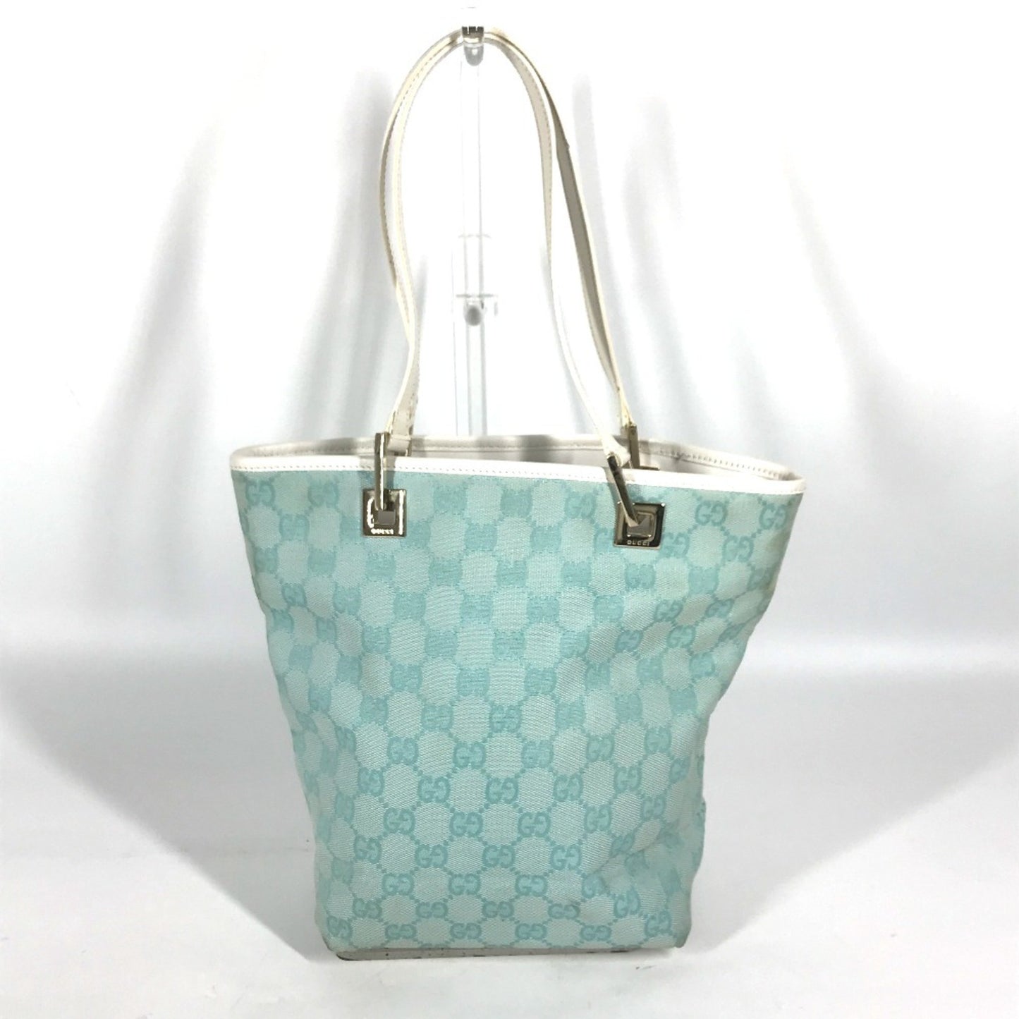 Gucci 002-1099 Shoulder Bag Shoulder Bag Bag Tote Bag Blue White