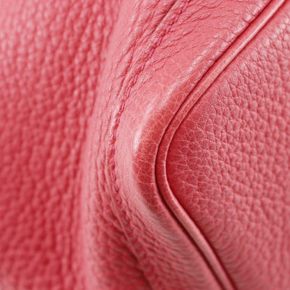 Hermes Hermes Garden Pm Tote Bag Negonda Bougainvillea 2012 Pink ?P Snap Button Party