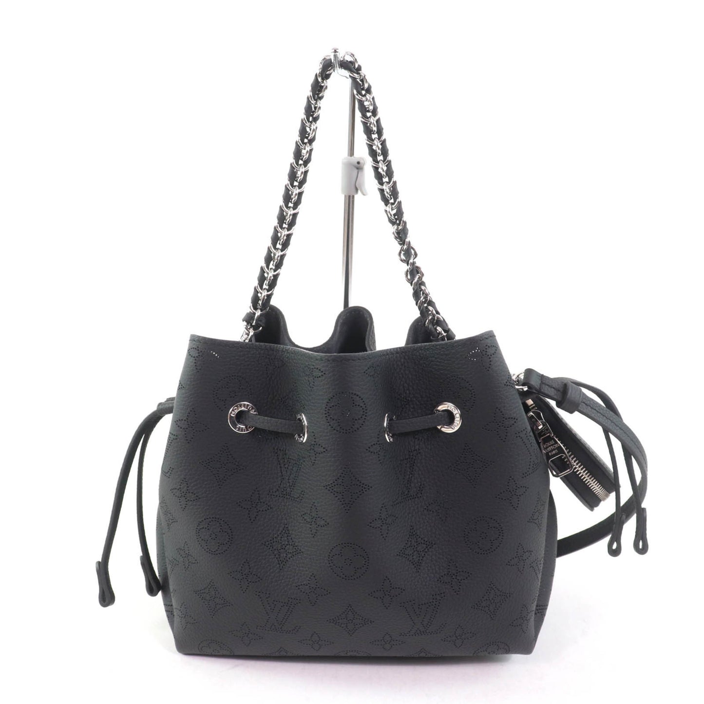 Louis Vuitton M57070 Bella Noir Mahina Leather 2-Way Shoulder Bag