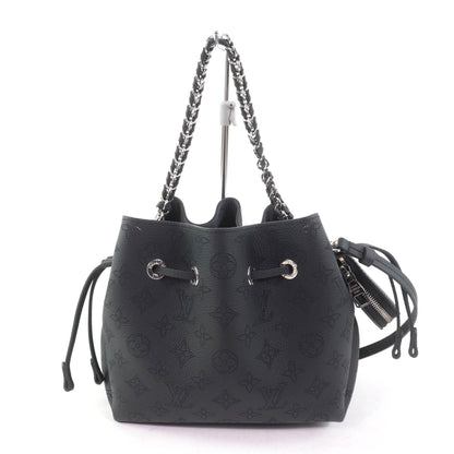 Louis Vuitton M57070 Bella Noir Mahina Leather 2-Way Shoulder Bag