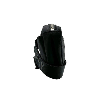 Burberry Body Bag Waist Nylon Black Silver