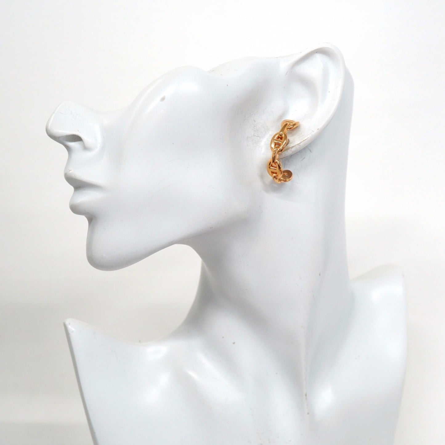 Hermes Anchane Chaine D'Ancre Earrings In 18Kpg Pink Gold