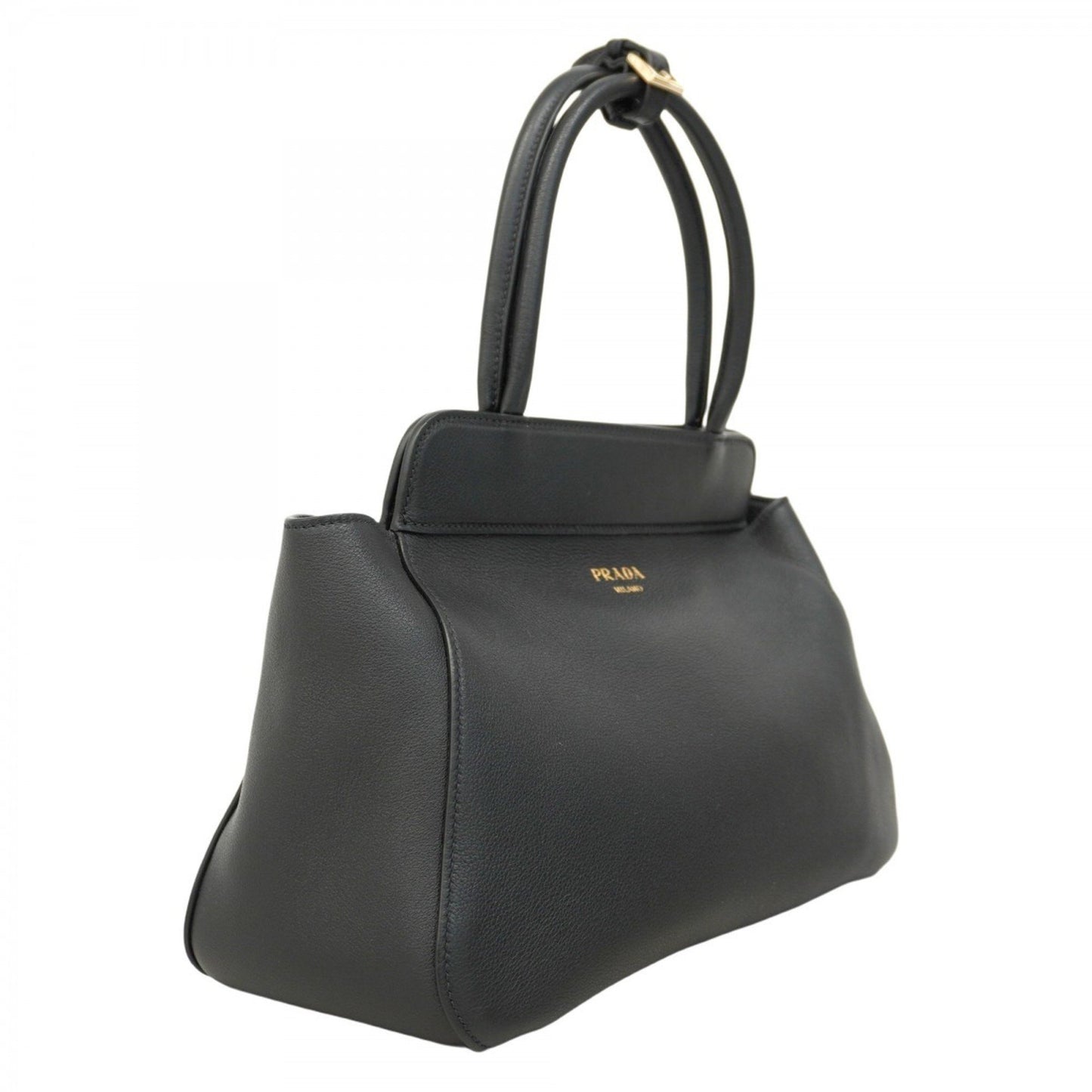 Prada Handbag Leather Black