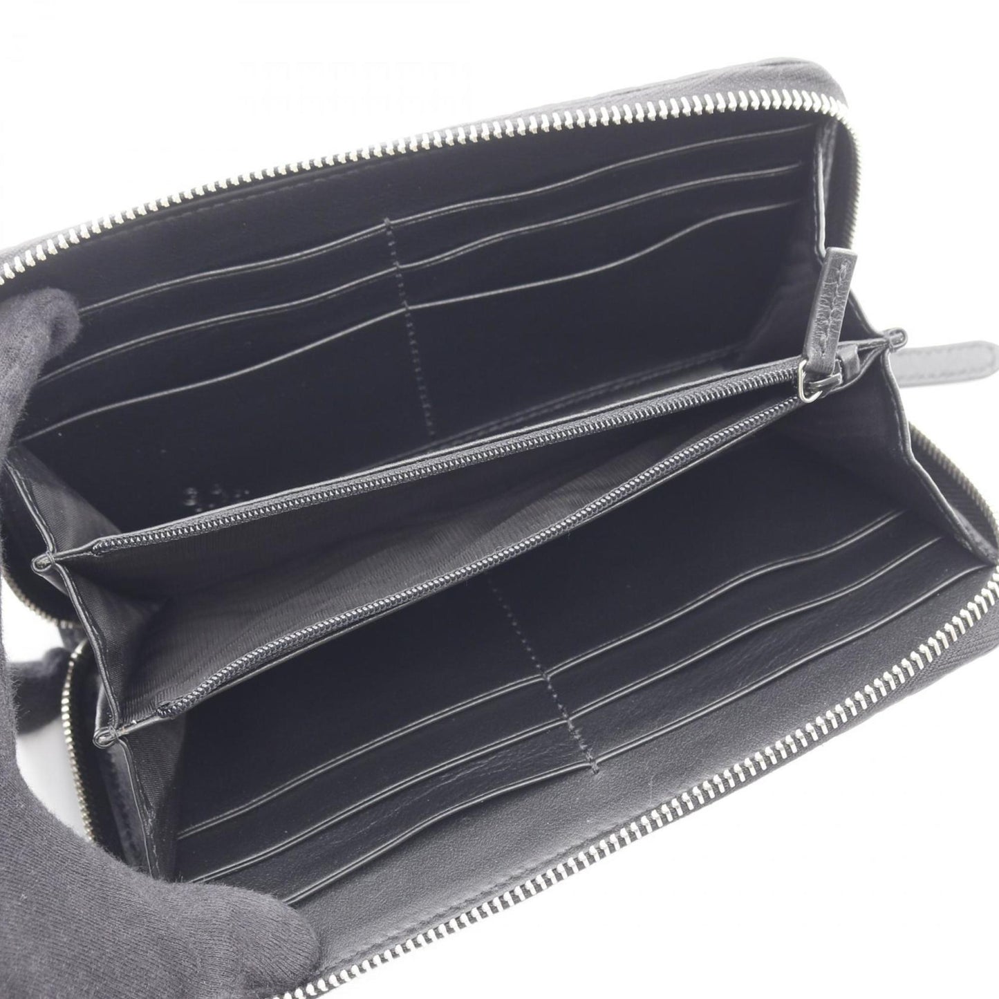 Gucci Micro Guccissima Round Long Wallet