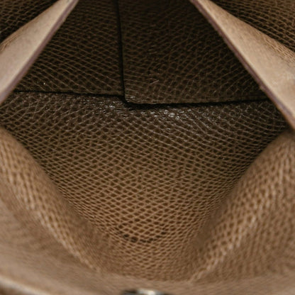 Herms Bastia Wallet/Coin Purse Etoupe Gray Epsom Leather