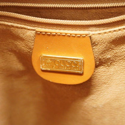 Gucci Micro Gg 001 86 0533 Shoulder Bag In Brown Leather