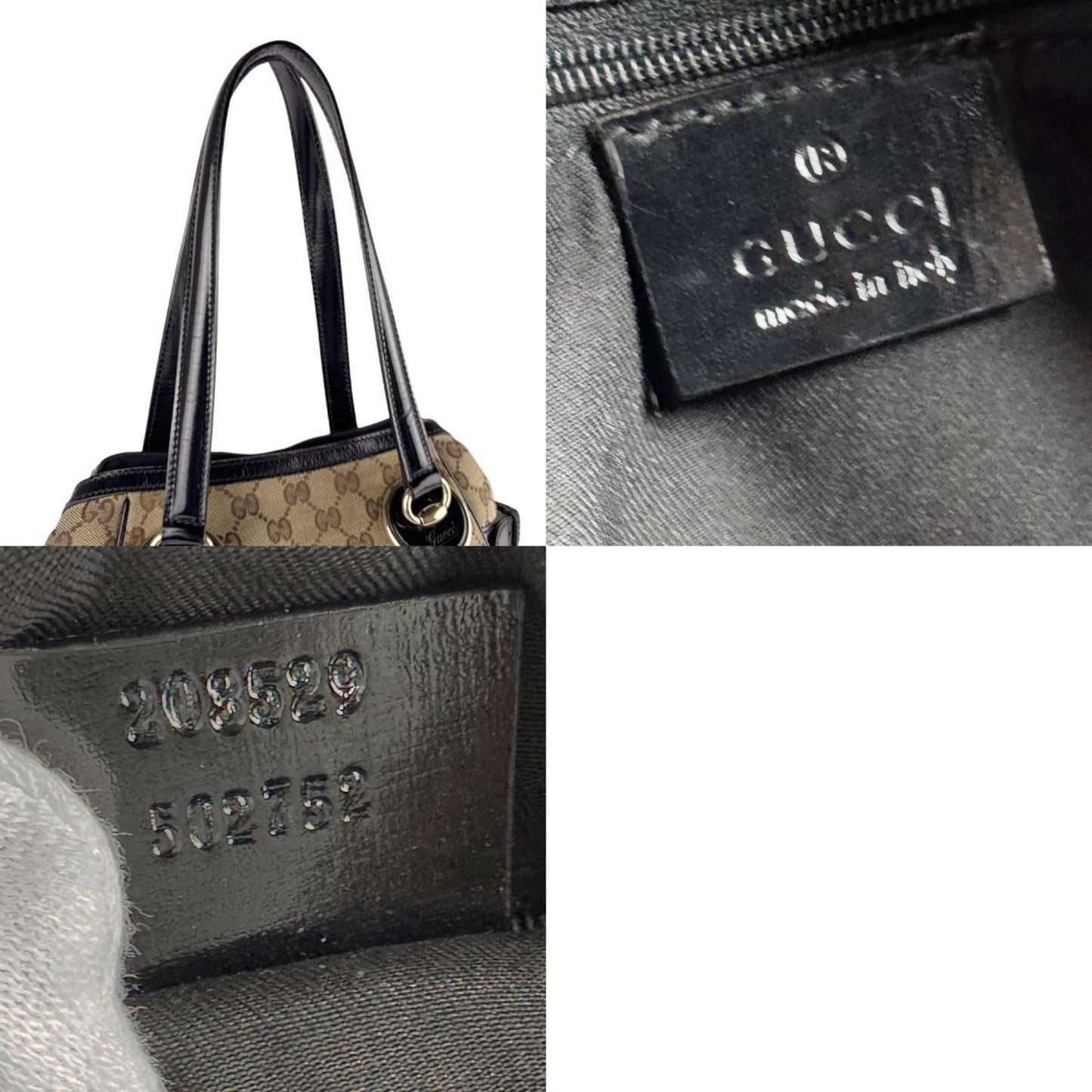 Gucci Gg Canvas And Leather Shoulder Bag
