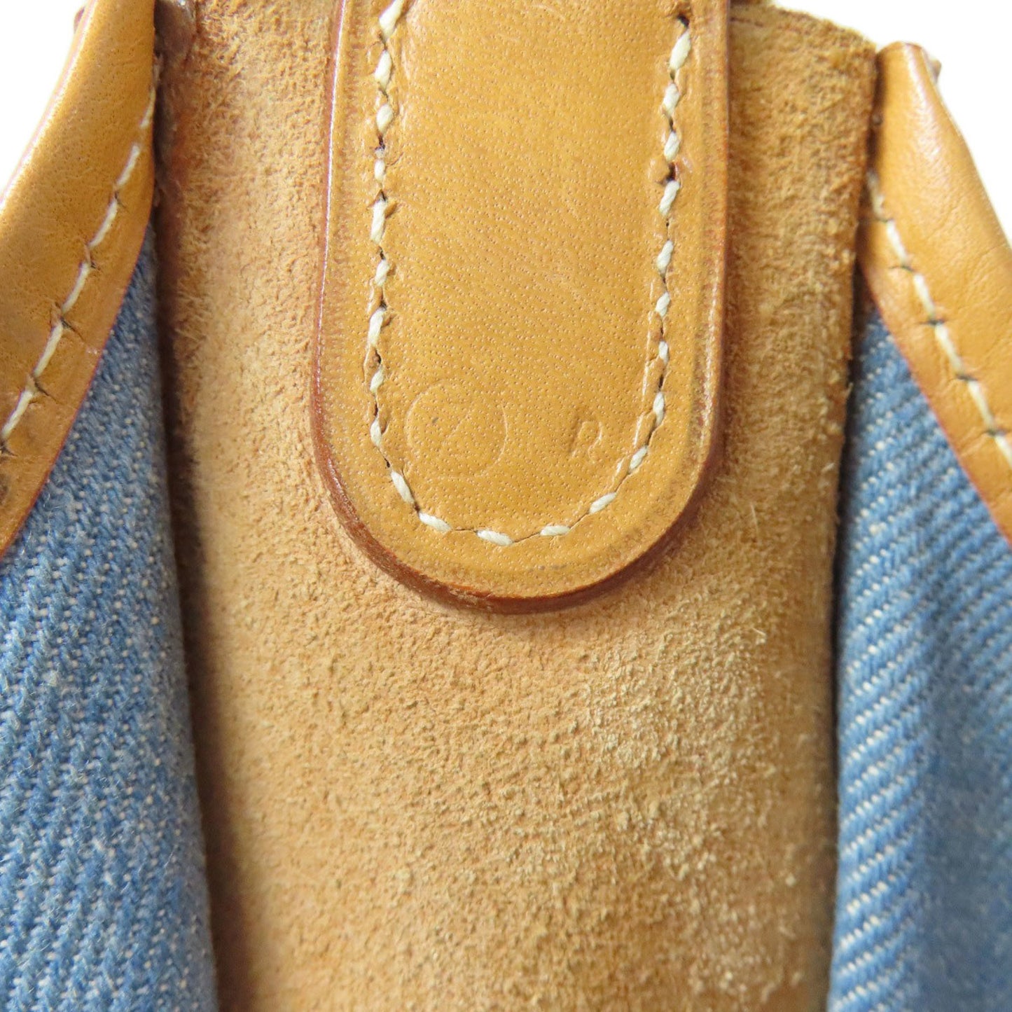 Hermes Herms Evelyne Gm Gold Hardware Shoulder Bag In Denim